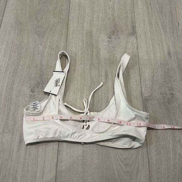 Anthropologie x L*Space Romi Lace-Up Bikini Top size M - Picture 1 of 7